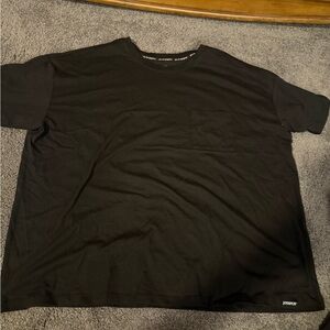 Women's Black Pocket Pajama Top - Soft Short Sleeve Sleep Tee